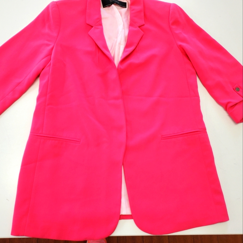 Zara Basic Collection Pink Blazer - image 1